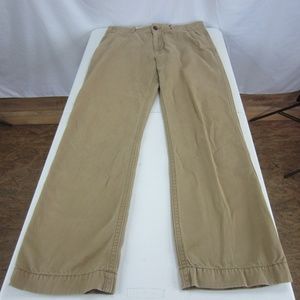 American Eagle Mens Khaki Relaxed Pants 34x36